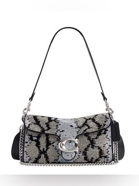 COACH
Tabby Medium Beaded Snake Shoulder Bag 26